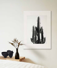 Load image into Gallery viewer, Cowboy Cactus  - Black &amp; White Photo Art Print
